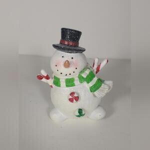 Christmas Snowman Peppermints Holiday Home Decor 5 Inches